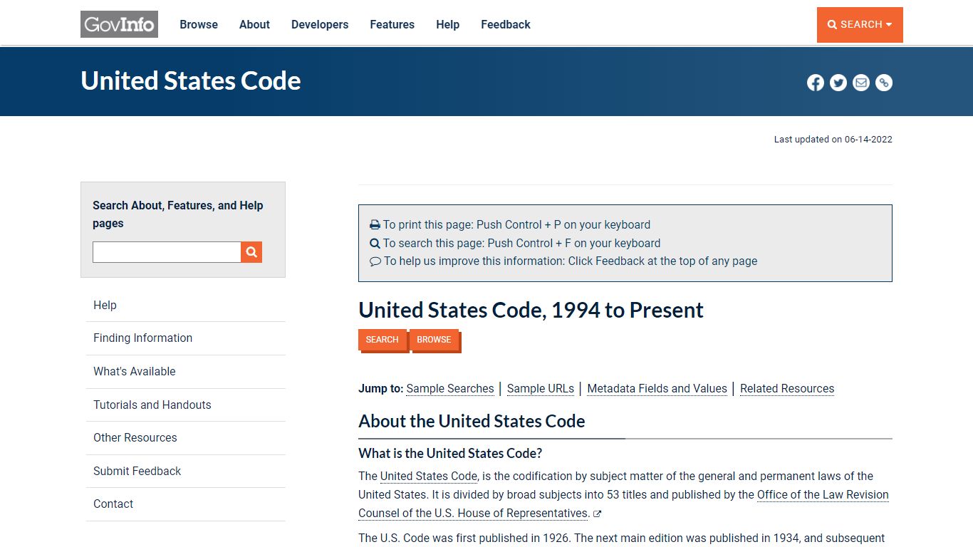 United States Code | GovInfo